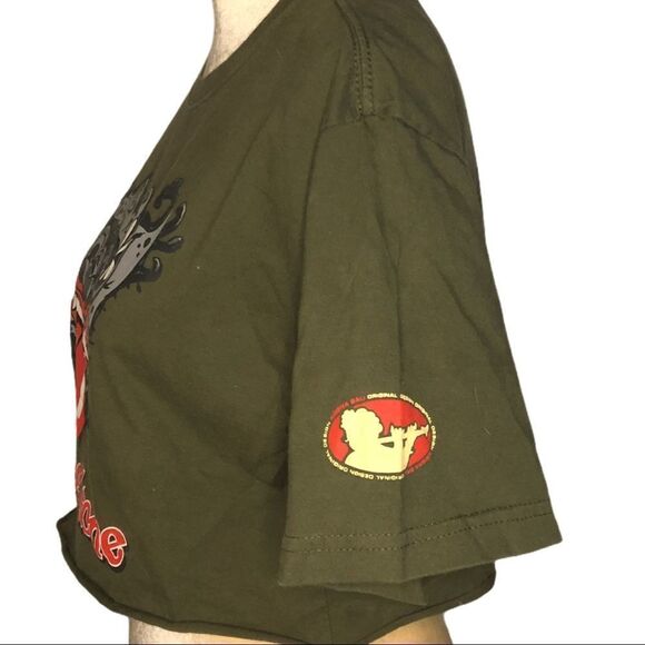 Krishna Green faux Rolling Stones tee shirt! - Picture 5 of 8